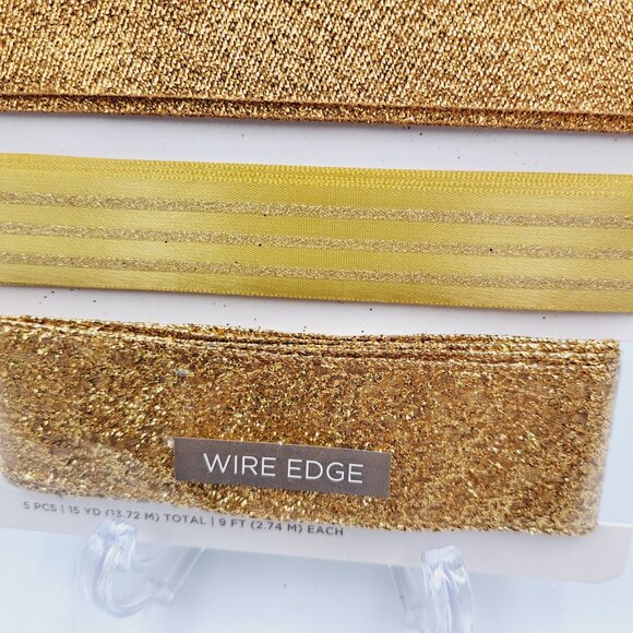 30 Yds (90 feet) Of Special Occasion/Wedding/Anniversary Silver & Gold Ribbon - Picture 11 of 14